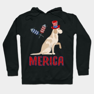 labrador retriever Merica 4th of July T shirt Kids Dog Puppy Hoodie